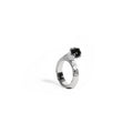 Tulipe | 14K White Gold and Black Diamond Ring