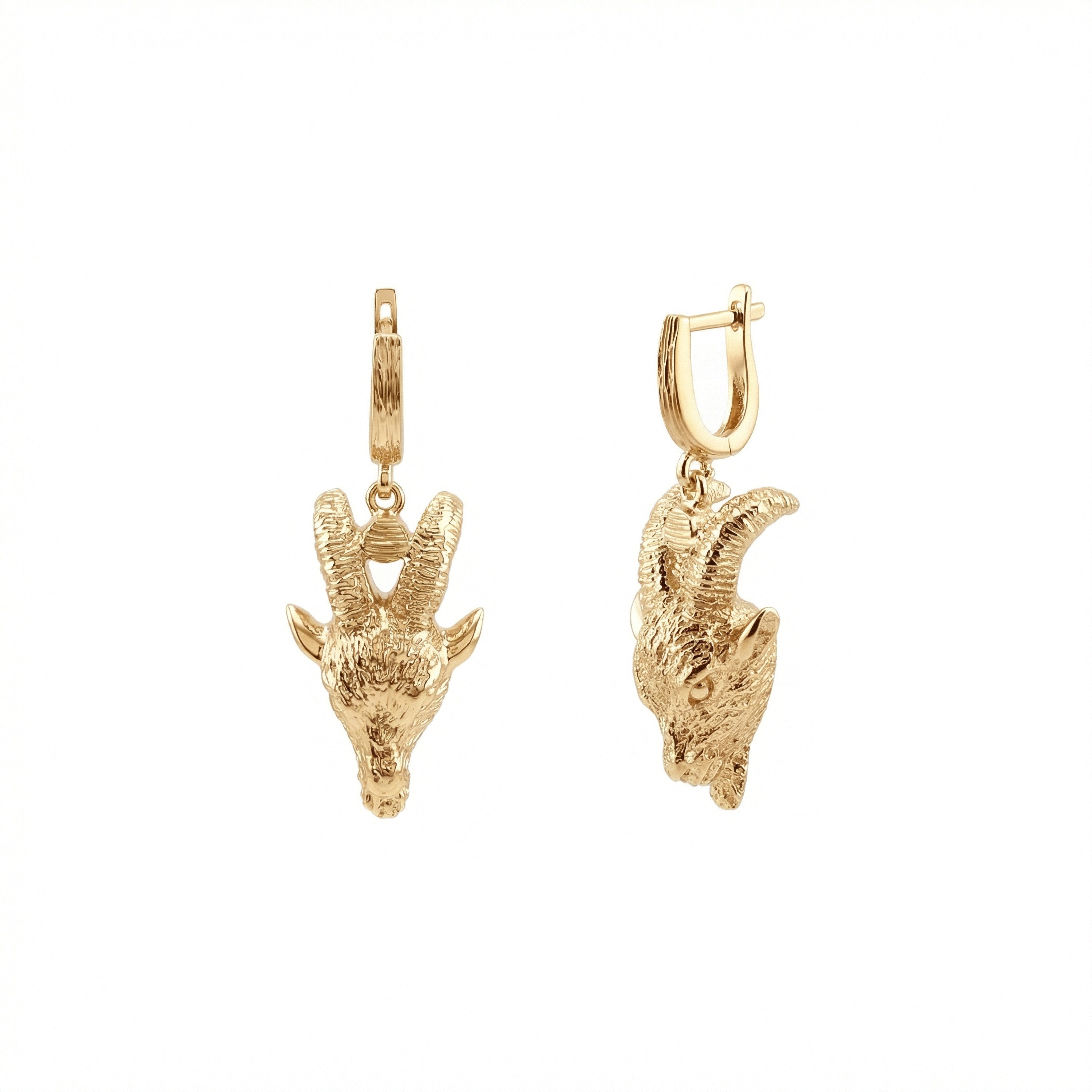 La chèvre | Pendiente de plata