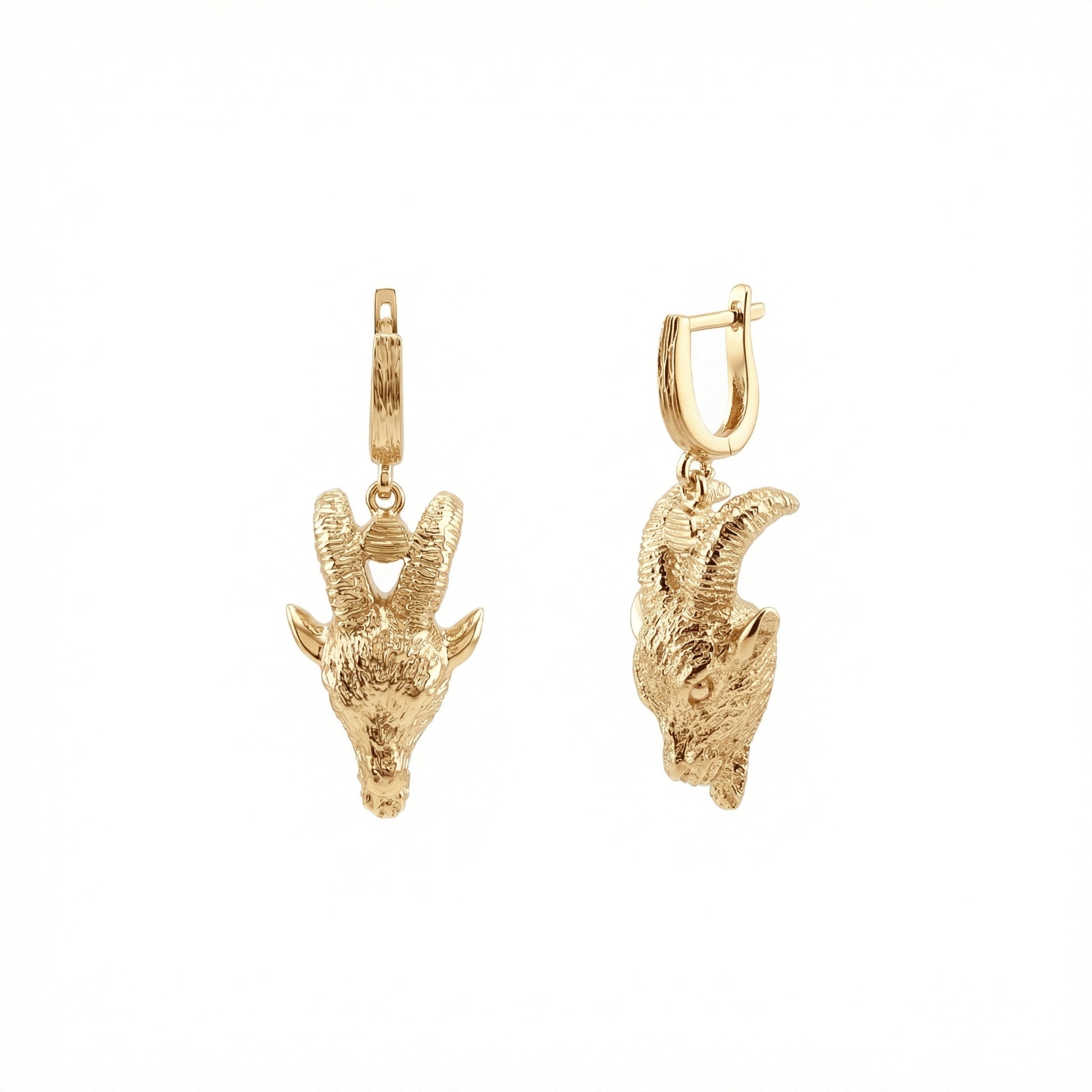 La chèvre | Pendiente de plata