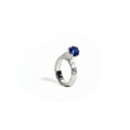 Tulipe | 18K White Gold and Sapphire Ring