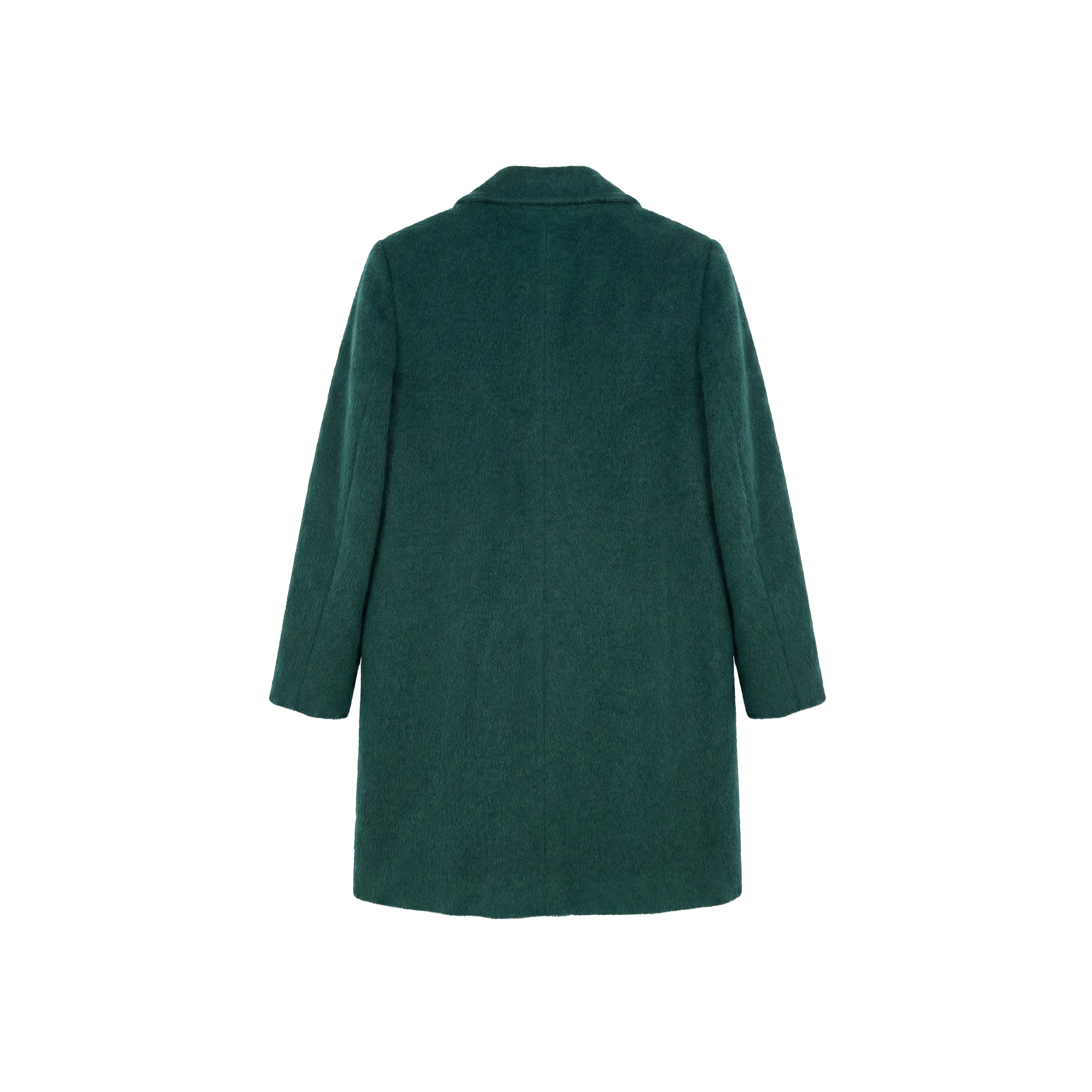 Dark green Alpaca Coat