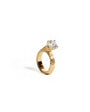 Bague Tulipe diamant en 14k or jaune