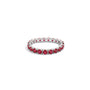 Anillo de eternidad de rubí
