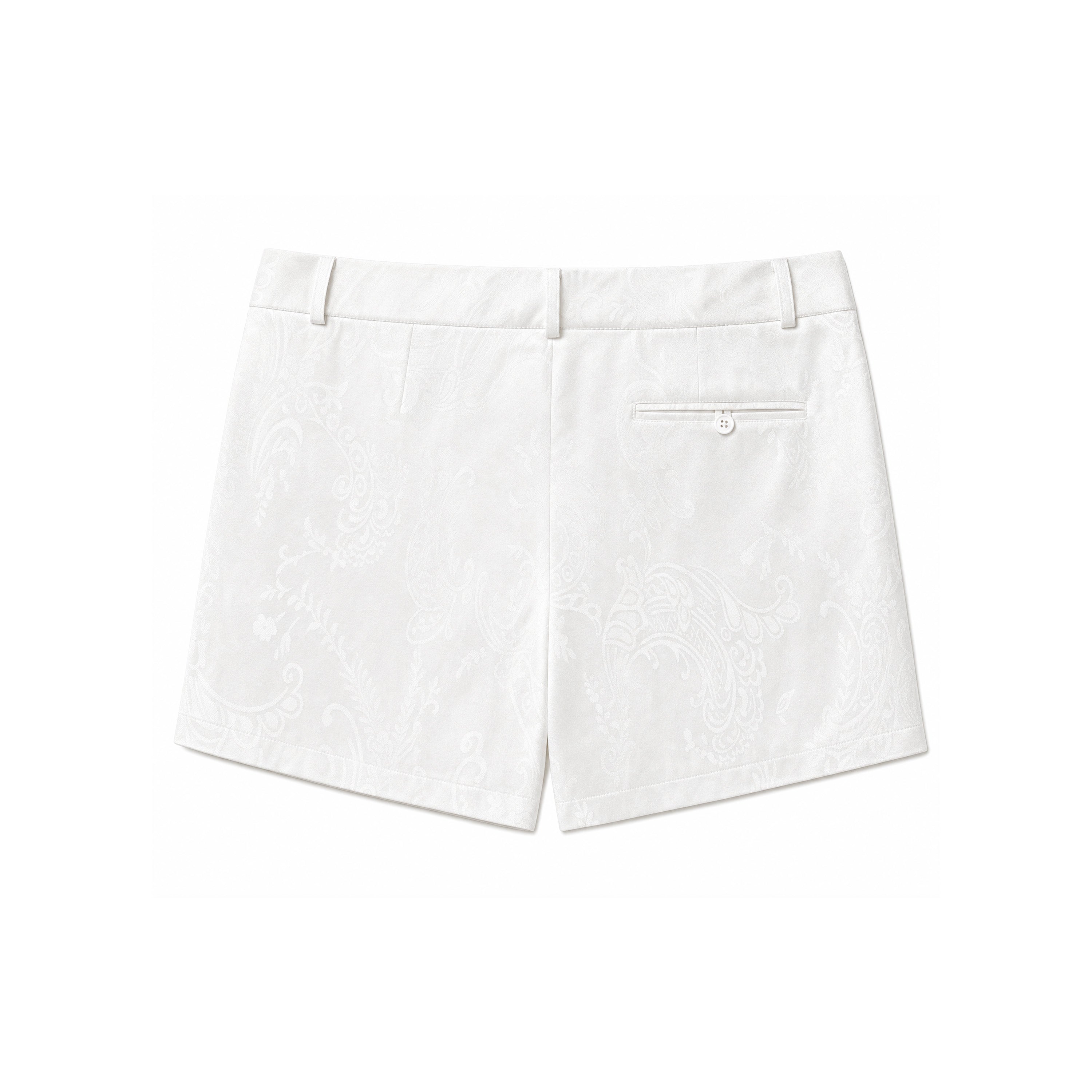 Silk Jacquard Shorts
