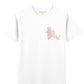 "Cherub Whispers" Embroidered White Unisex T-Shirt