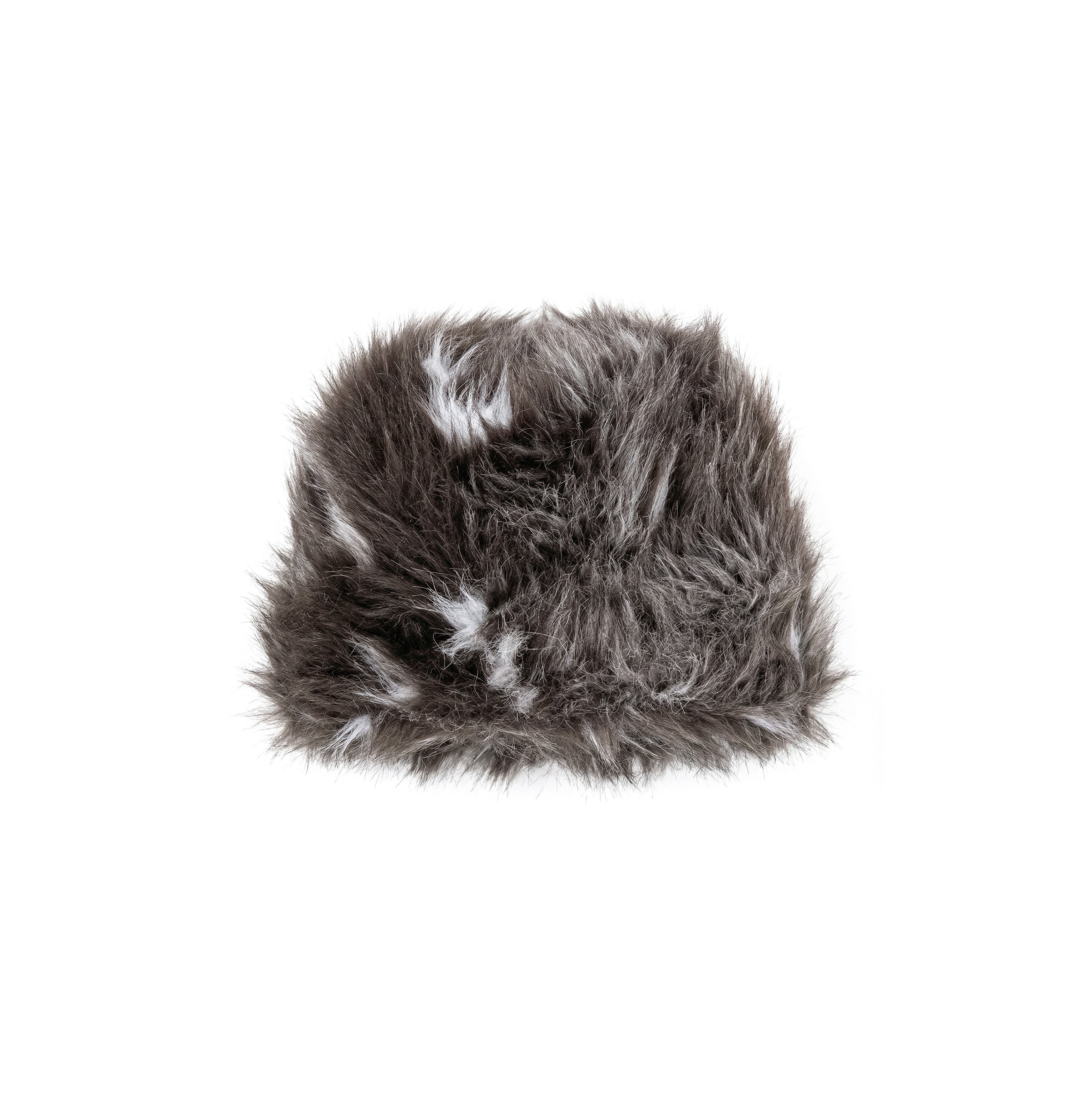 Brown Arctic Synthetic Fur cossack Hat