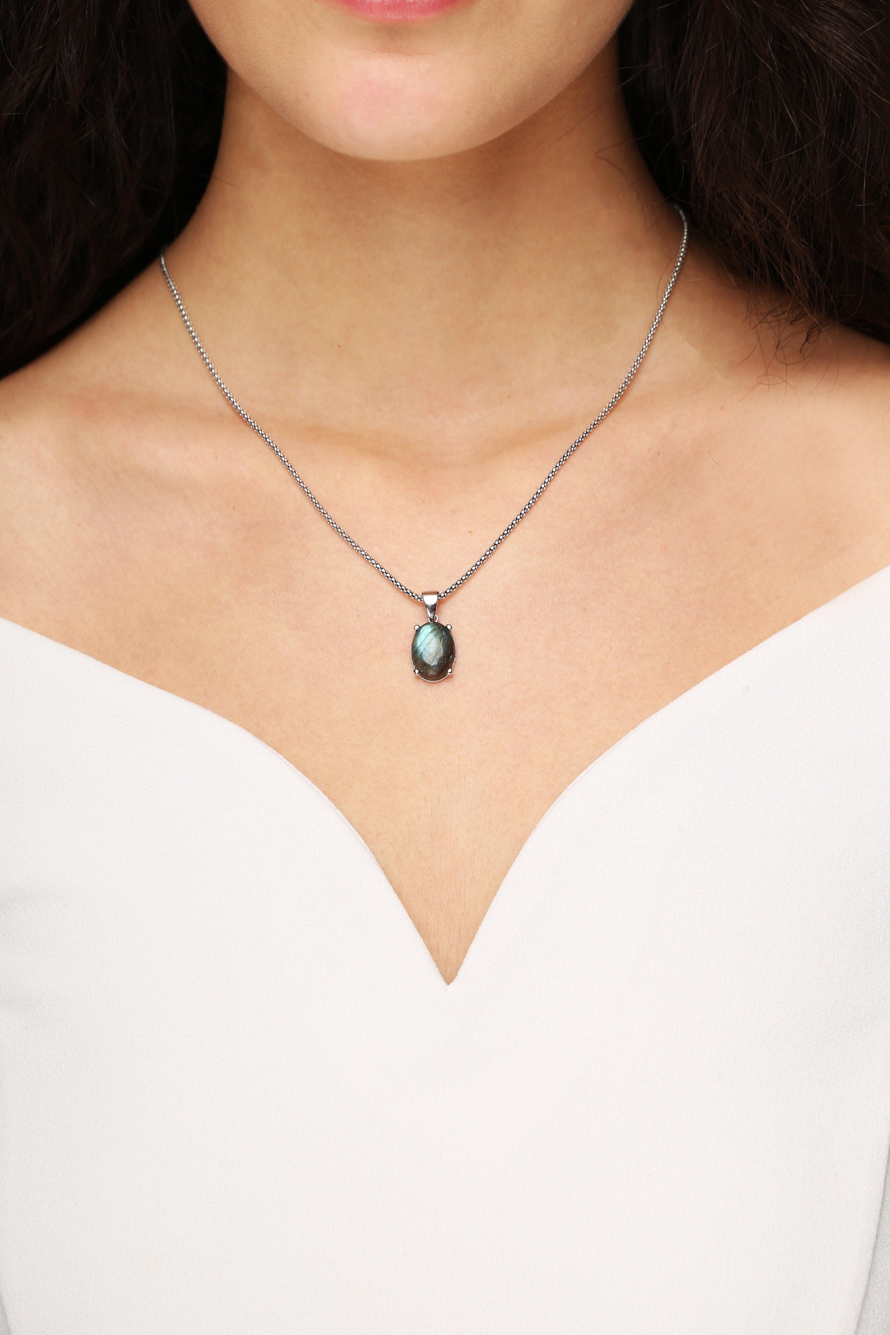 Labradorite Pendant - KIELLE OFFICIAL