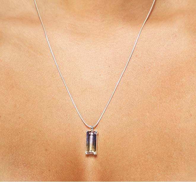 The Dalmatian Pendant | Ametrine Pendant - KIELLE OFFICIAL